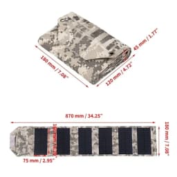 100W Foldable Solar Panel 5V USB Portable Folding Bag Battery Charger for Phone Outdoor Camping Waterproof Power Bank Battery