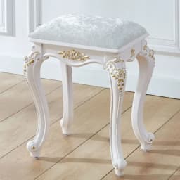 European American Style Dressing Stools Makeup Stool Soft Small Square Ottomans Household Chairs Princess Bedroom Nail Stools