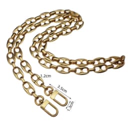 High Quality Purse Chain Strap Zinc Alloy Shoulder Handbag Strap Replacement Handle Chain Metal Chunky Bag Chain Strap