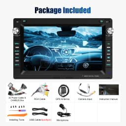 ESSGOO 7" Android 14 Car Stereo Radio For Golf Jetta MK4 Polo 6N Carplay Android Auto GPS Navigation BT FM RDS SWC Mirror Link