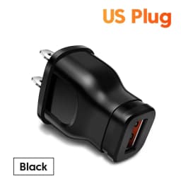 Mini Universal 5V1A EU US Plug USB Travel Charger For iPhone Samsung Xiaomi Redmi Google Huawei Wall Phone Charger Power Adapter