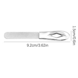 Stainless Steel Teeth File Tooth Grinding Tools Wisdom Tooth Sandpaper Stick Dental Correction Tools Tooth Alignment Silvery
