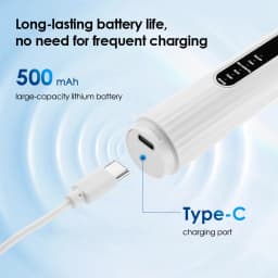 Electric Toothbrush Sonic Electric Toothbrush Deep Clean 6 Modes Waterproof Rechargeable for Adults 1/6 Brush Optional