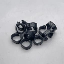 100 Pcs/set Inner Diameter 8mm Pigeon Leg Poultry Dove Bird Parrot Clip Rings Band Foot Ring Pigeon Supplies Bird Appliances