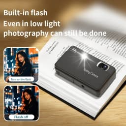 4K HD Sliding Digital Camera 64MP Retro CCD‑Style Mini Camera IPS Screen Multiple Shooting Modes Student Campus Photo Video Cam