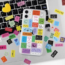 50pcs Lucky Tags Kawaii Ins Mini Stickers Material Pack Talent Decoration DIY Diary Album Scrapbook Cute Stationery Stickers