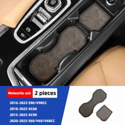 For Volvo XC60 Water Cup Mat S90 XC90 S60 V60 V90CC XC40 Door Slot Mat Water Cup Anti-Skid Mat Interior Modification Products