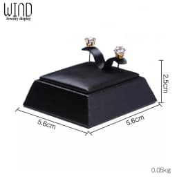 Black PU Leather Jewellery Ring Earrings Stand Holder Set Jewelry Pendant Necklace Chain Chokers Display Bust Bangle Organzier