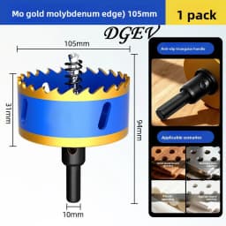 Woodworking Hole Saw Set, Electric Drill Dedicated Hole Saw Drill Bit, Wood Board, Stainless Steel, Gypsum Board Drilling Tool