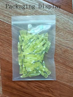 Straight Precision Liquid Syringe Dispenser Needles Stainless Steel Tube Blunt Needle 50pcs/Bag 14g 15g 16g 18g 19g 20g 21g 30g