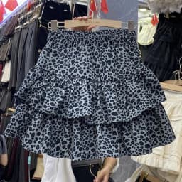 Mini Skirt Cute Sexy Balletcore Elastic High Waist Ball Gown Ruffle Patchwork Lolita Skirt Short Korean Sweet Y2K Women Clothing