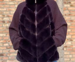 Black Friday Bestseller | Winter Rex Rabbit Fur Sweater Jacket | LAST STOCK • Lock Price | In Stock Select Sizes Only 250811