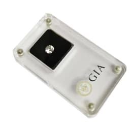 Transparent Stone Storage Box Gems GIA Jewelry Display Organizer Gemstone CVD IGI Gift Packaging Box Loose Diamond Showcase Tray