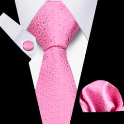 Tie For Men Classic Plaid Handkerchiefs Red Necktie Cufflinks For Men Blouse Business Wedding Accessories Women Collar Man Gift
