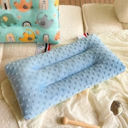 Children's Pure Cotton Skin-friendly Pillow Super Soft Baby Sleeping Pillow Removable Washable Kindergarten Special Nap Pillow