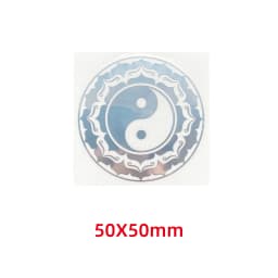 Five elements Yin and Yang Tai Chi Eight diagrams pattern metal stickers mobile phone stickers laptop car stickers decoration