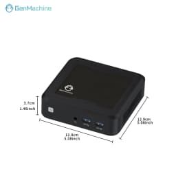 Mini Pc Gaming Mini PC DDR4 RAM WiFi 5 BT5.2 Compact & Ideal Pc Gamer Genmachine Mini PC Windows 11 AMD Ryzen™ 5 2500U 2.0-3.6G