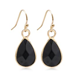 Waterdrop Natural Stone Dangle Labradorite Earrings for Women Newly Designed Female Daily Wear Wholesale Dropshiping