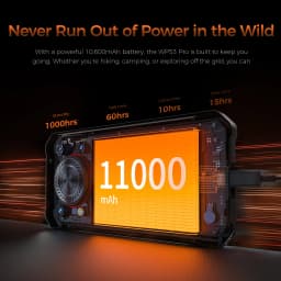 OUKITEL WP53 PRO Rugged Smartphone 50MP 24GB(8+16) 256GB 11000mAh Android 15 Camping Light loudspeaker 6.52" NFC Cell Phone