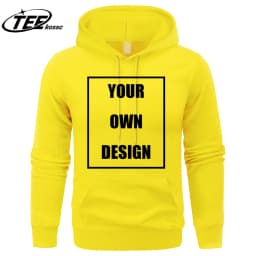 Your Own Design Brand Logo/Picture Custom Men Retro Hoodies Fashion All-match Fleece Clothing Loose Pullovers Unisex Soft Wear