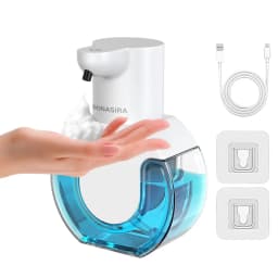 420ML Light Display 4-Gears Adjustable Control Infrared Induction Automatic Sensor Soap Dispenser Electric Hand Sanitizer Bottle