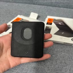 Spigen Leather Smart Fold For MagSafe Card Holder For iPhone 18 17 Air 12 13 14 Plus 15 16 17 Pro Max Folding Bracket Card Bag