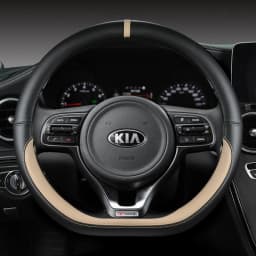 D Shape Car Steering Wheel Cover For Kia K5 Ceed GT Stonic Proceed Sportage 2021 2020 2019 Auto Accessories 2018 2017 GT Sport