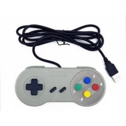 SNES/SFC Classic Controller Wired Gamepad Control 16-bit Retro Entertainment System Video Game Console Gaming Joypad Accessories