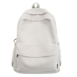 Solid Nylon Soft Sewing Thread Zipper School Bags 2026 High Quality Large Capacity Bags Corduroy Casaul Softback Youth Backpack