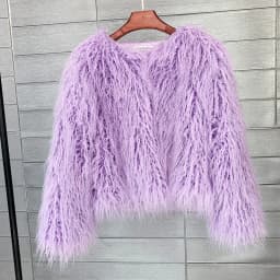 DEAT Fur Imitation Fur Coat Korean Version Pure Color Beach Wool Women's Short Coat Straight 2026 Winter Wram Jackets 11A06487