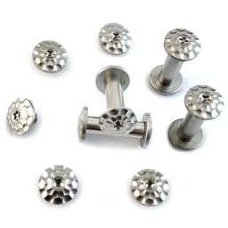 10sets M4 Plum Blossom Head Screw for Knife Handle Nail Modified 416 Stainless Steel Screws Knife Embryo Making Accessories