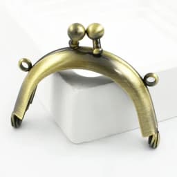 2/5Pcs Deepeel 5cm Metal Frame Kiss Clasp Lock for Mini Purse Handbag Wallet Smooth Handle DIY Handmade Bags Handware Accessory