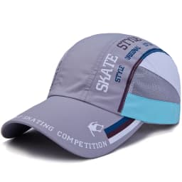 Summer Colorful Printed Mesh Quick-Dry Baseball Cap, Lightweight Breathable Outdoor Sun Hat for Marathon Running