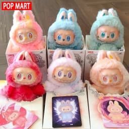 100% Genuine Labubu Doll, Mystery Box - Macaron Color, It's the Perfect Gift for Family Friends and Lovers.