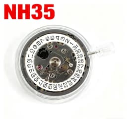 Japan/China NH35 Automatic Mechanical Movement High Accuracy 24 Jewels Mod Watch Replacement Genuine NH35A Date at 3:00