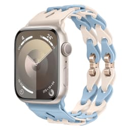 Chain Link Silicone Strap for Apple Watch Band Ultra 3 2 49mm 44mm 40mm 45mm 41mm 42mm Bracelet for Series 11 10 9 8 7 6 5 4 SE3