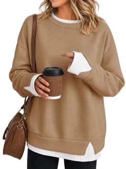 Loose Fit Pullover Hoodie Regular Length American and European Style with Mock Two Regular Thickness Casual Women Sweatshirts