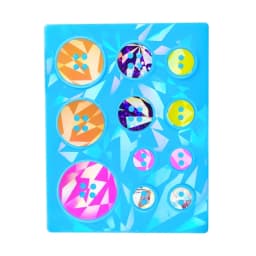 Sparkling Effect Button Silicone Mold for DIY Resin Jewelry Craft Holographic Resin Button Mold Personalized Button Mold