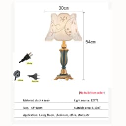 Modern Hotel Bedside Lamp Table Nordic Ins Fabric Desk Light Classical High-End Luxury Household Living Room Study Desk Lamp