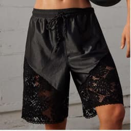 Shorts For Women Lace Five-point Pants Chic Sports Drawstring Beach Party Hot Shorts Casual Female Fashion Streetwear Clothing