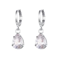 CRMYA Silver Gold Filled Dangle Earrings For Women CZ Zircon Long Water Drop Earring Men Jewelry Circle Ear Ring Wholesale
