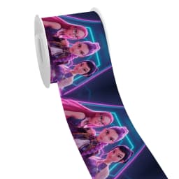 K P Girl Group D H W 5yards Grosgrain Ribbon Satin Ribbon for Wrapping Hair Bow DIY Decoration Gift Packing Key FOB Ribbon