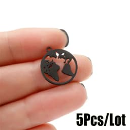 Sun Moon And Star Charm Bracelet Kit Making Supplies Diy Stainless Steel Necklace Pendant Jewelry Creation Trinket Decoration