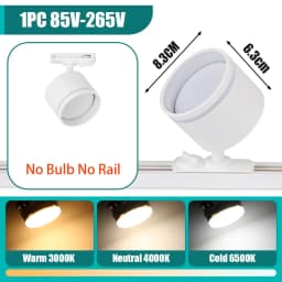 Led Spot GX53 Ceiling Lamp Indoor Decor Track Light Rotatable Spotlight For Living Room Bedroom Store Chandelier LED Spot Lights