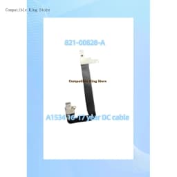 D+A1534 I/O USB-C DC Charging Port Flex Cable DC Power Jack Cable 821-00828-A 821-00482-A For Macbook Retina 12" A1534 2016 2017