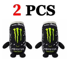Monster Energy Drink Can Plush Toy - Cute Soft Cartoon Stuffed Doll Home Decor & Gift for Fans Friends - New Plushie Figure