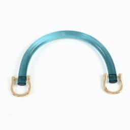 1/2/4Sets Acrylic D Shape Bag Handle with Two Metal Buckle Transparent Resin Wristband Handbag Decor Ring Frame Bags Part