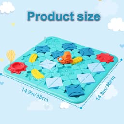 Kid Road Building Maze Game 118 Challenge Logical Thinking Montessori Educational Puzzle Toy Builder Maze Racer Board Game Gift