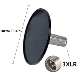 3XLR Black Silver Suction Cup Black Suction Cup Adapter for Telescopic Linear Actuator Reciprocating Linear Actuator Parts