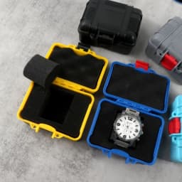 1 Slot Durable Watch Case Portable Plastic Watch Storage Box Waterproof Watch Storage Watch Case ABS Material